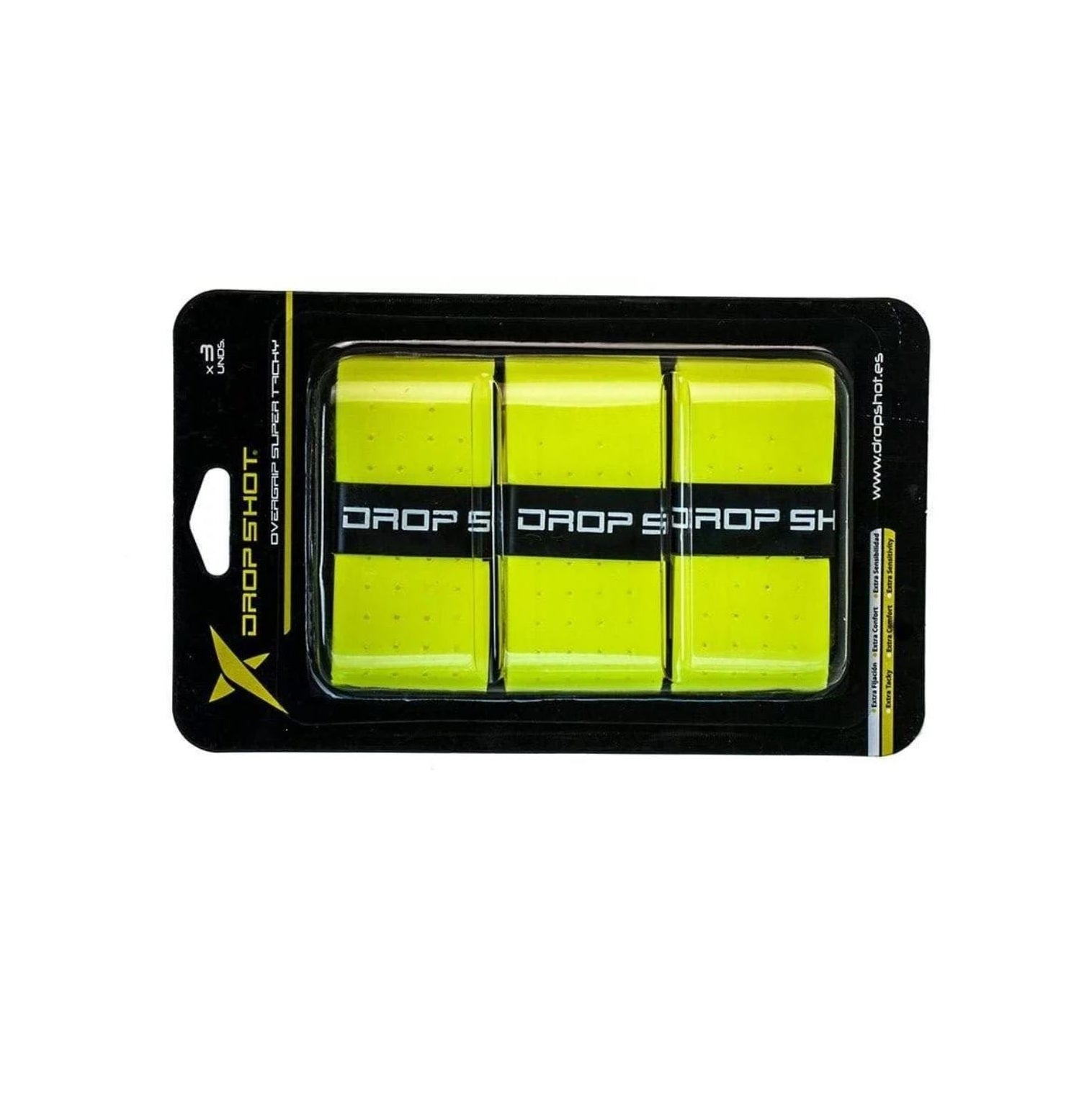 Drop Shot Overgrip (3 pcs., Yellow)