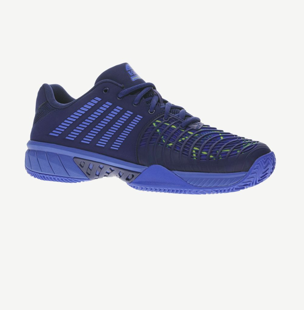 K-Swiss Express Light 3 HB Padel Shoes (Dazzling Blue/Estate Blue/Evening Primrose)