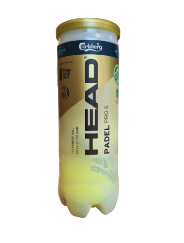 Head Padel Pro S Carlsberg Nordic (Tube mit 3 Stück) Padelbälle