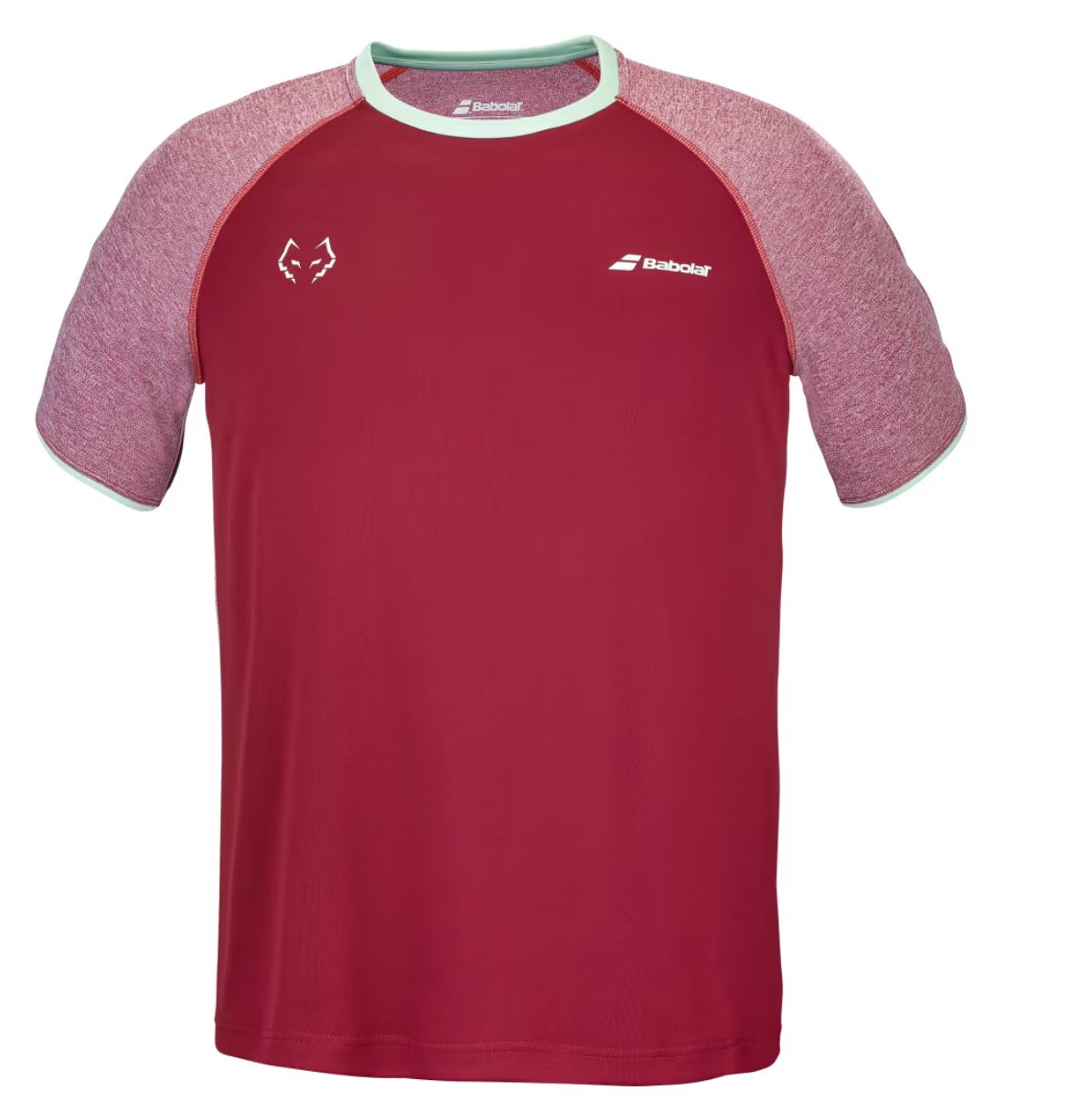 Babolat Crew Neck Tee Juan Lebron (Red Dahlia)