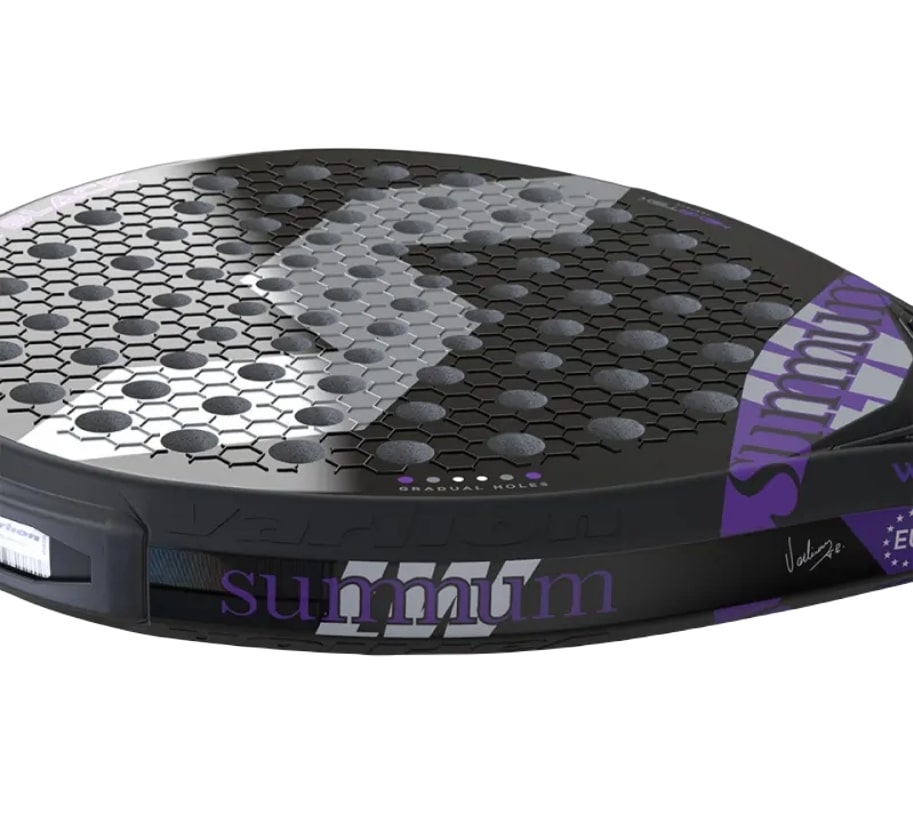 Varlion LW Summun Carbon Black Padel Racket - Mypadellife.com