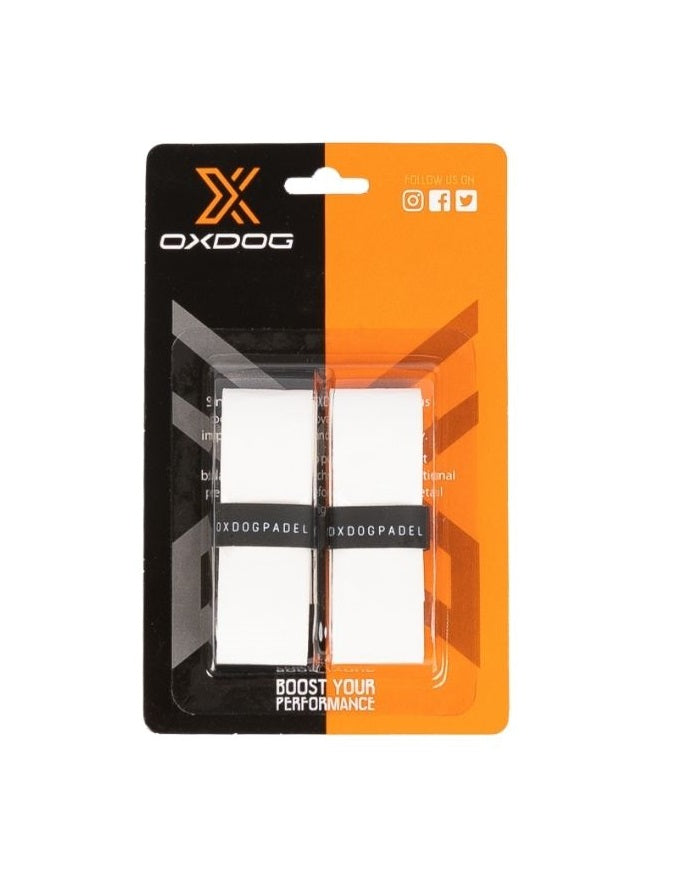 Oxdog Supertech Overgrips (2-Pack, White)