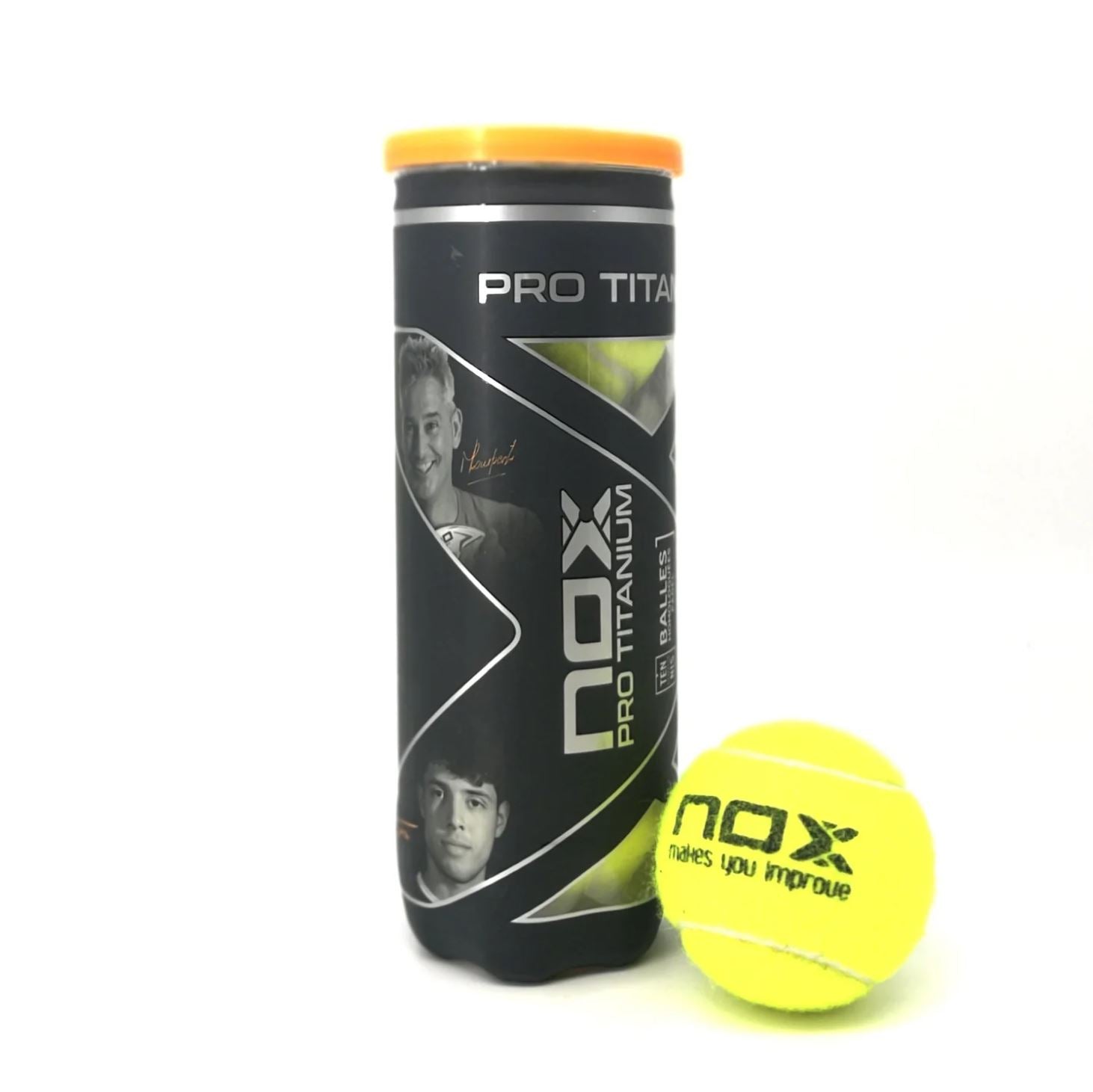Nox Pro Titanium Padel Balls (3 pcs.)
