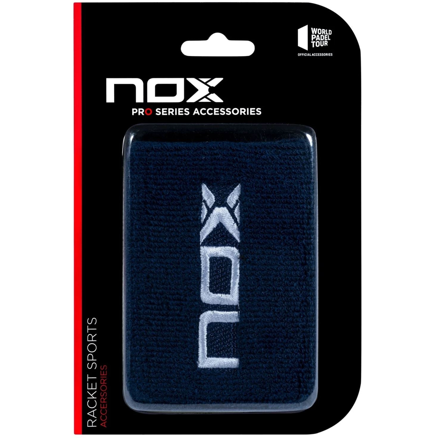 Nox Wristbands (2 pcs., Navy Blue with white logo)