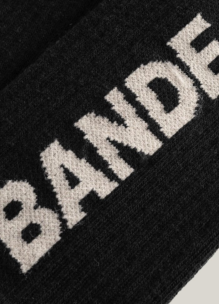 Cuera Bandeja Padel Socks (2-Pack, Black/Sand)