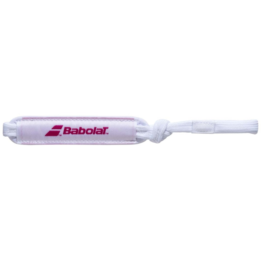 Babolat-Handgelenksschlaufe (Weiß/Pink)