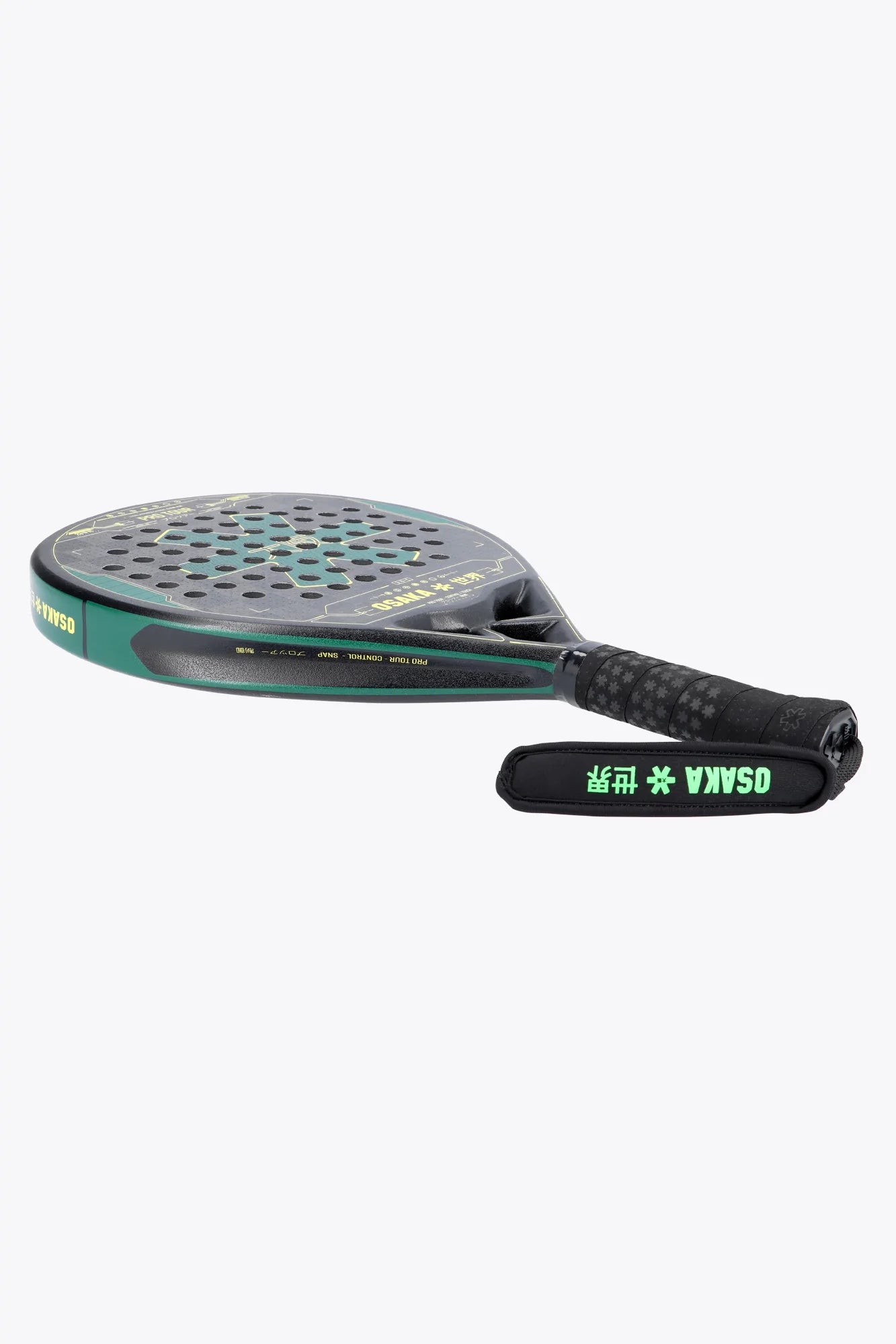 Osaka Rackets Osaka Pro Tour Control Touch 2023 Padel Racket (Green/Yellow ...