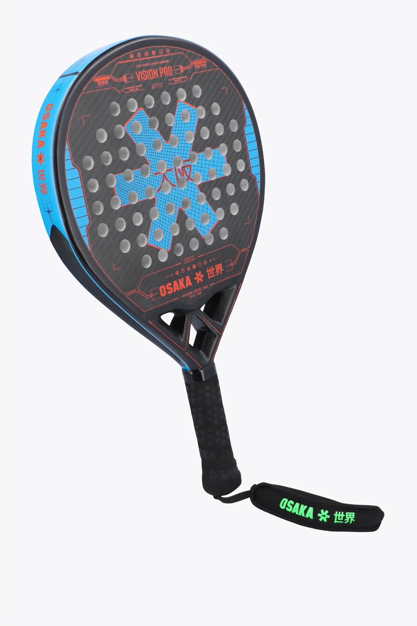 Osaka Vision Pro Control Snap 2023 Padel Racket (Blue)