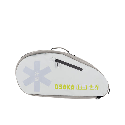 Osaka Pro Tour Medium Padel Bag (Light Grey/Lime)