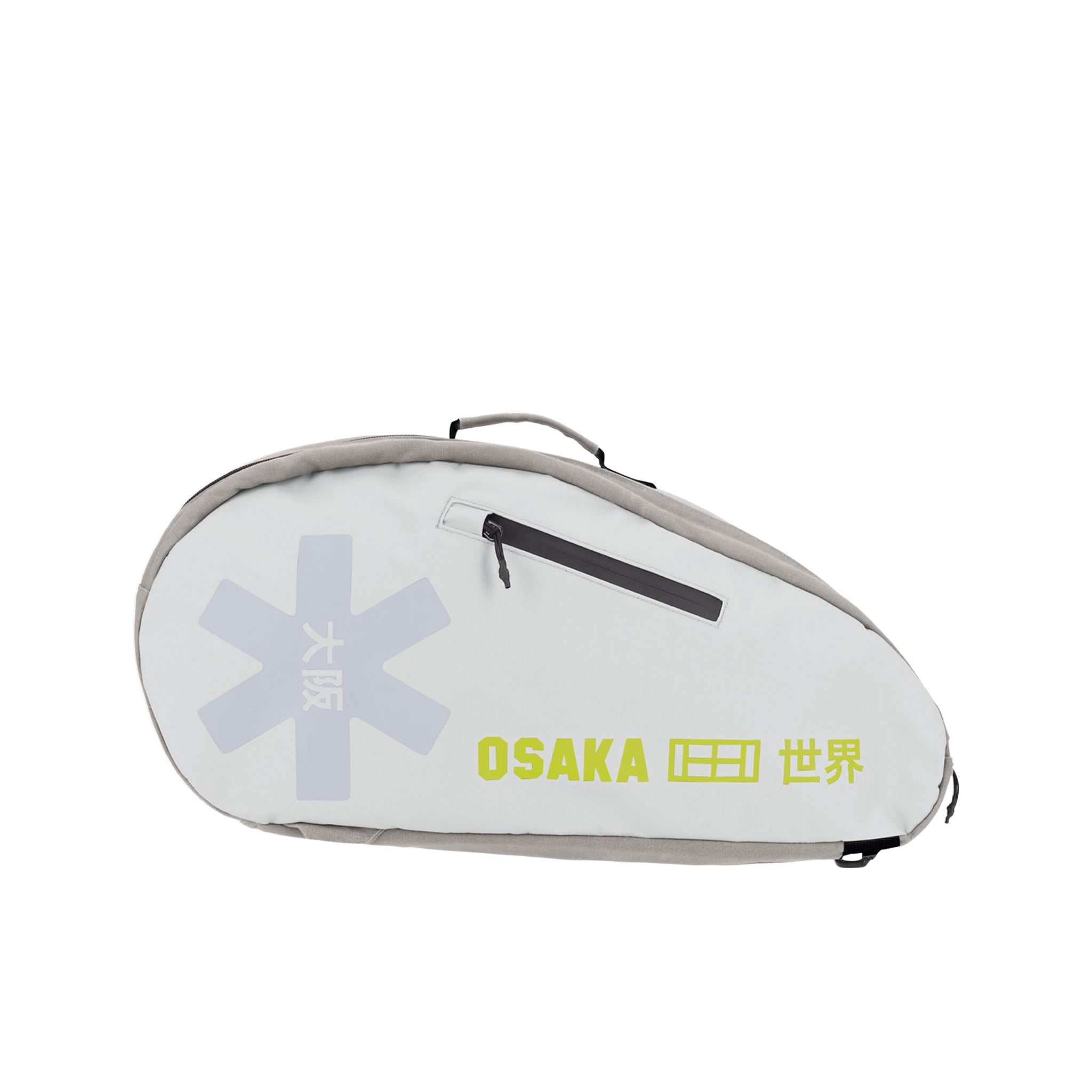 Osaka Pro Tour Medium Padel Bag (Light Grey/Lime)