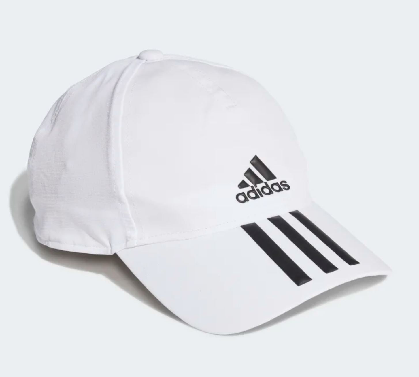 Adidas 3-Stripes Baseball Cap (White)
