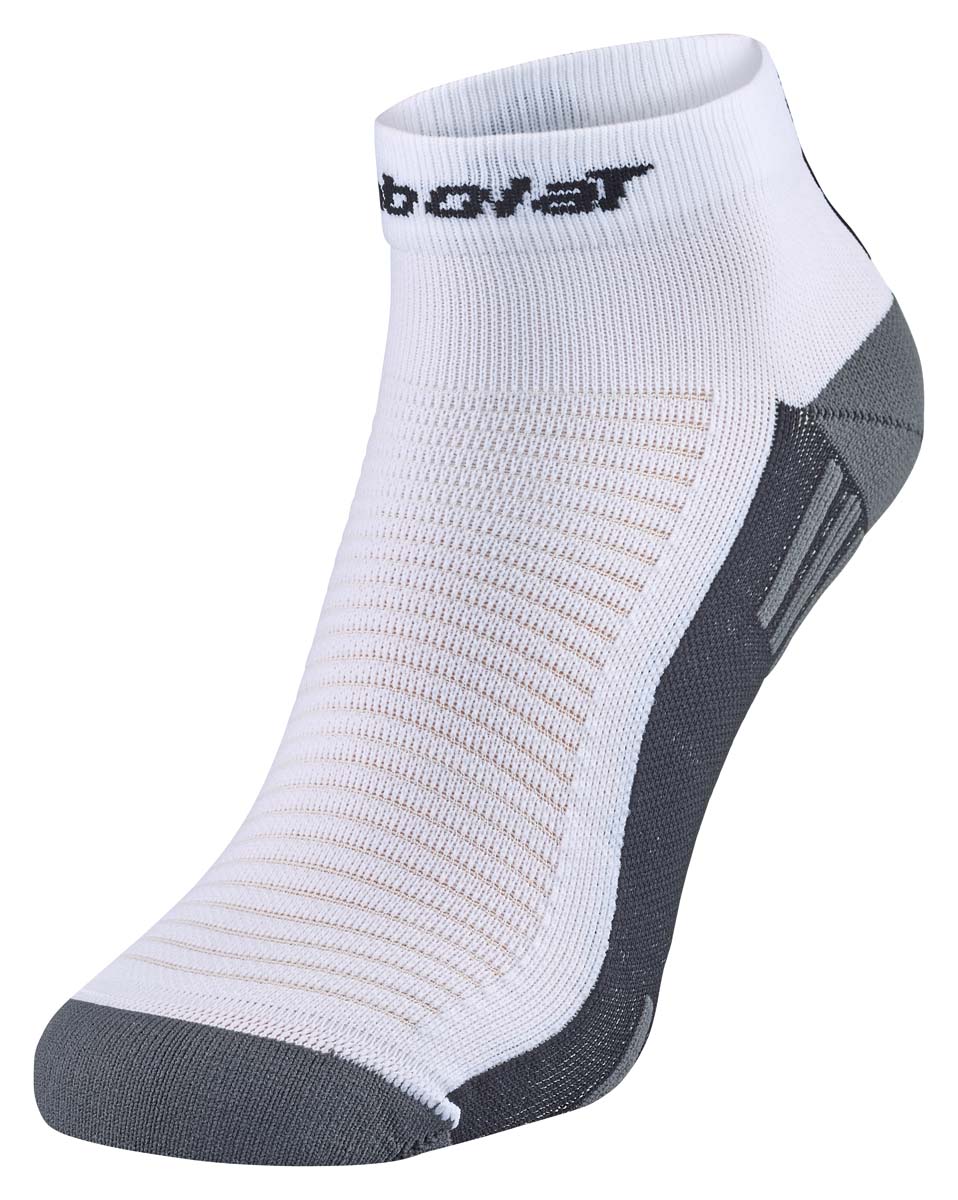 Babolat Padel Quarter Socks (White/Black)