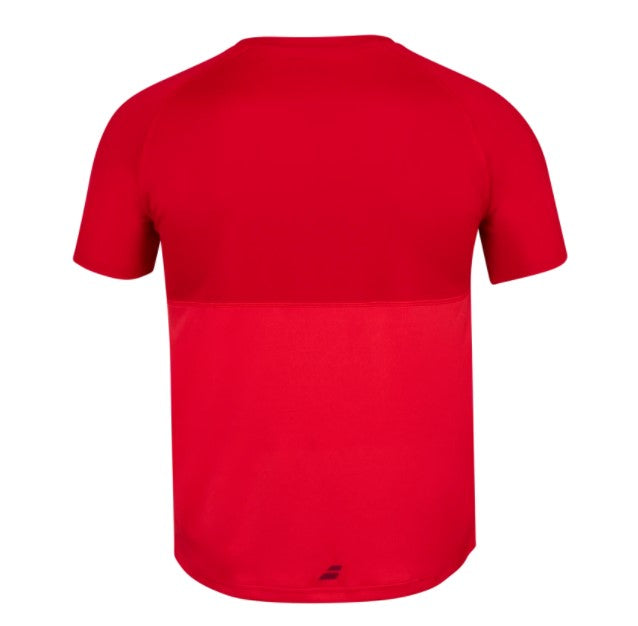 Babolat Play Rundhals-T-Shirt (Rot)