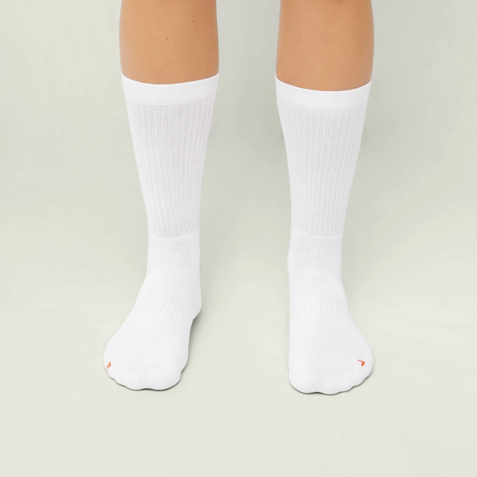 Cuera Padel Crew Socks (2-pack, White)