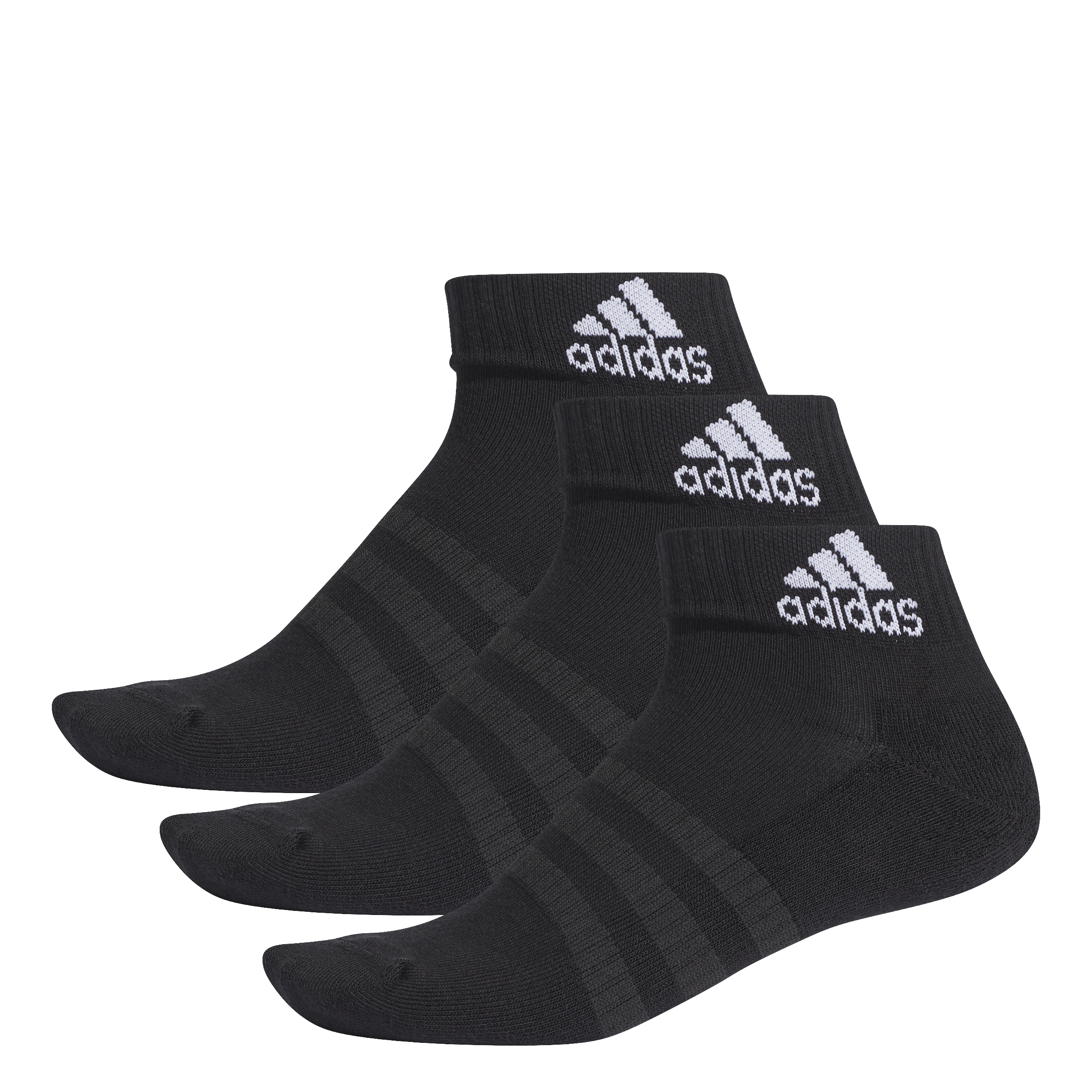 Adidas 3-Stripes Ancle Socks 3-pack (Black)