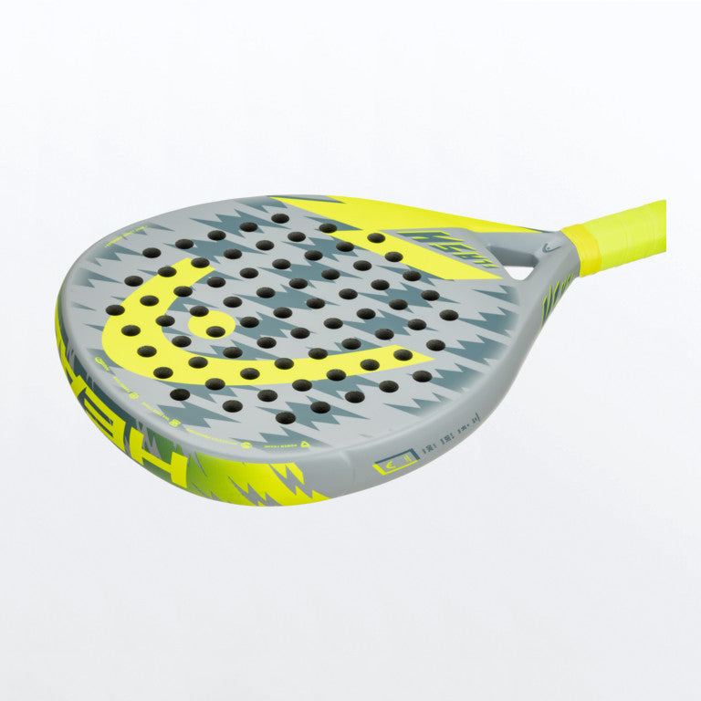 Head Flash 2022 Padel Racket (Grey/Yellow)