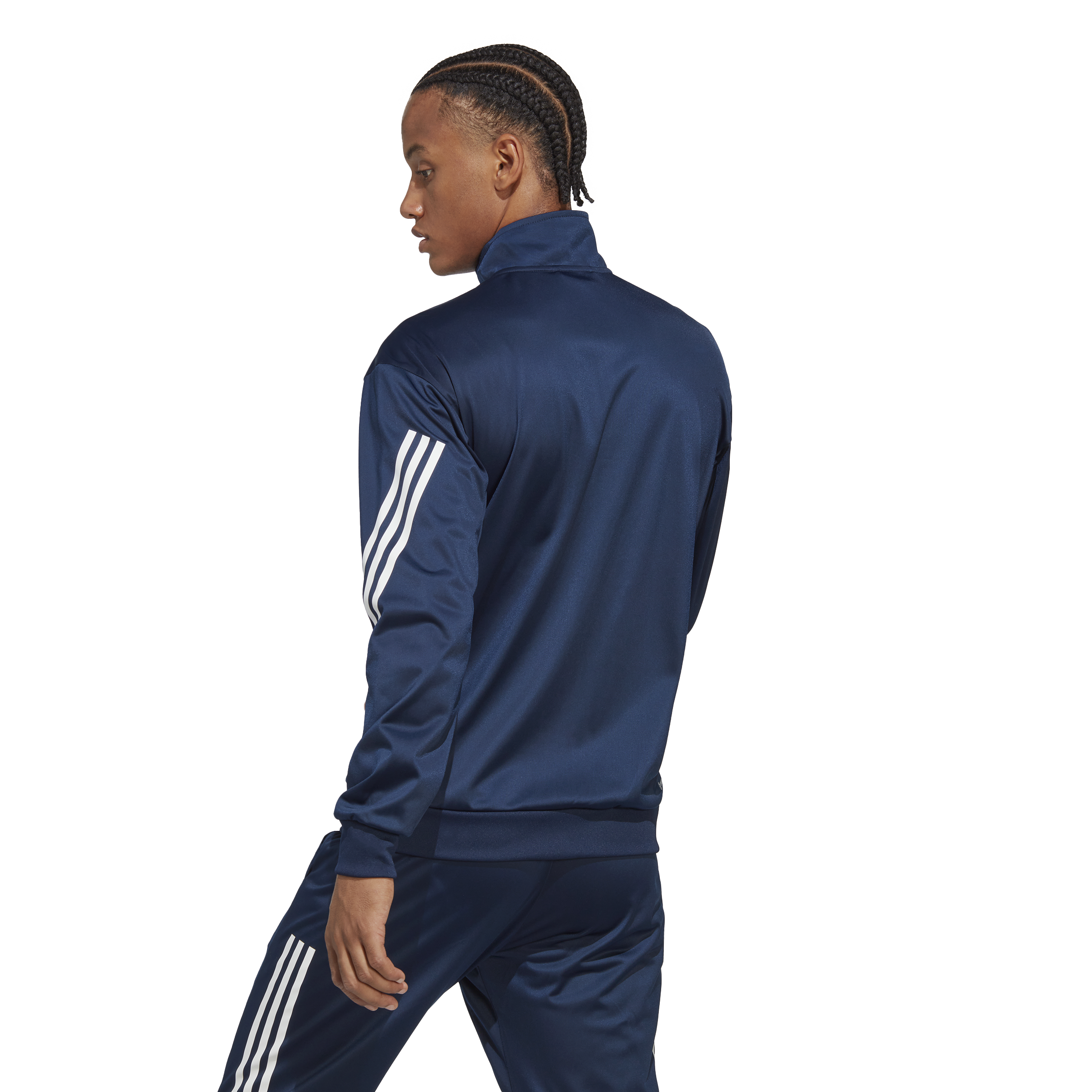 Adidas 3-Stripe Knitted Jacket (Navy)