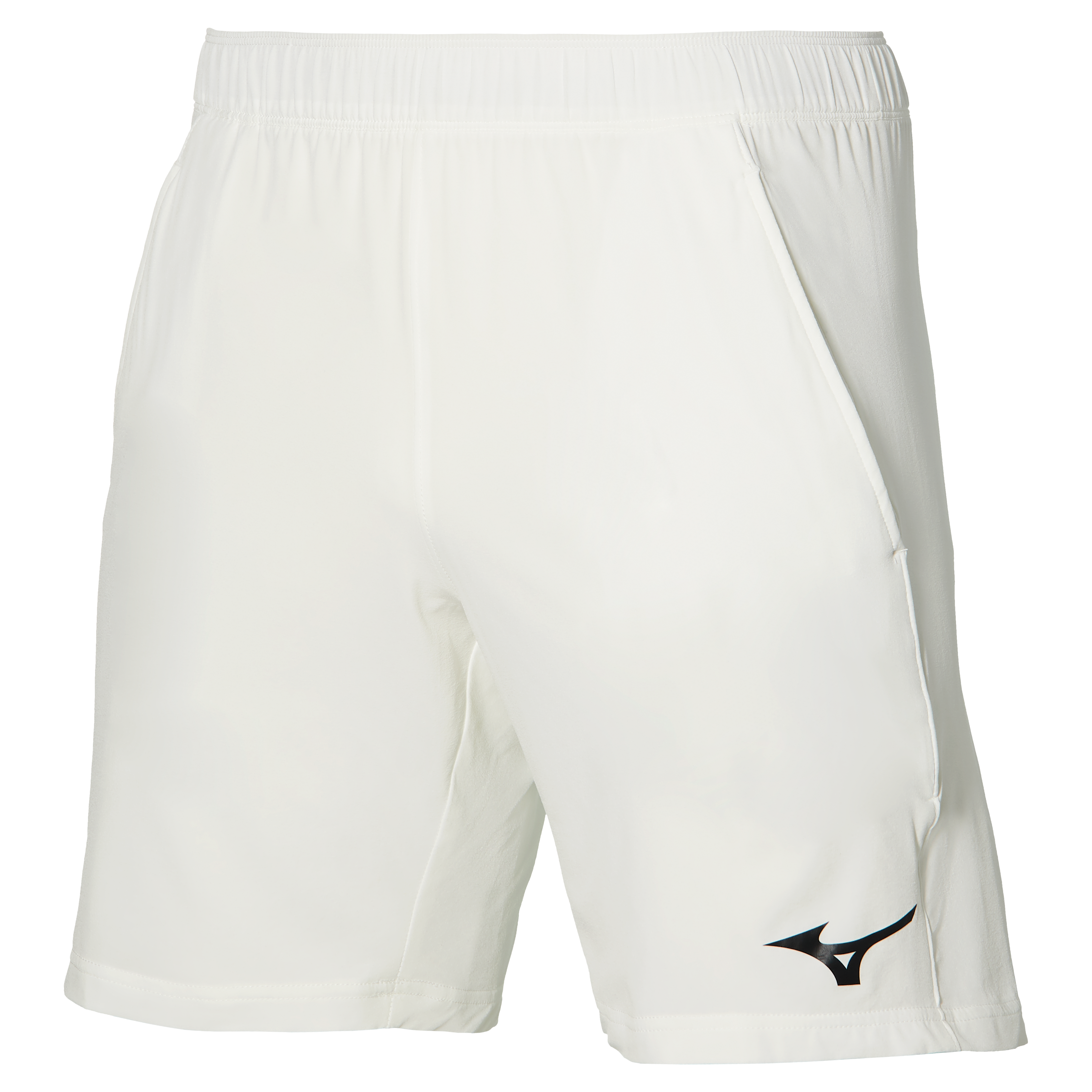 Mizuno 8" Flex Shorts (Mens, White)