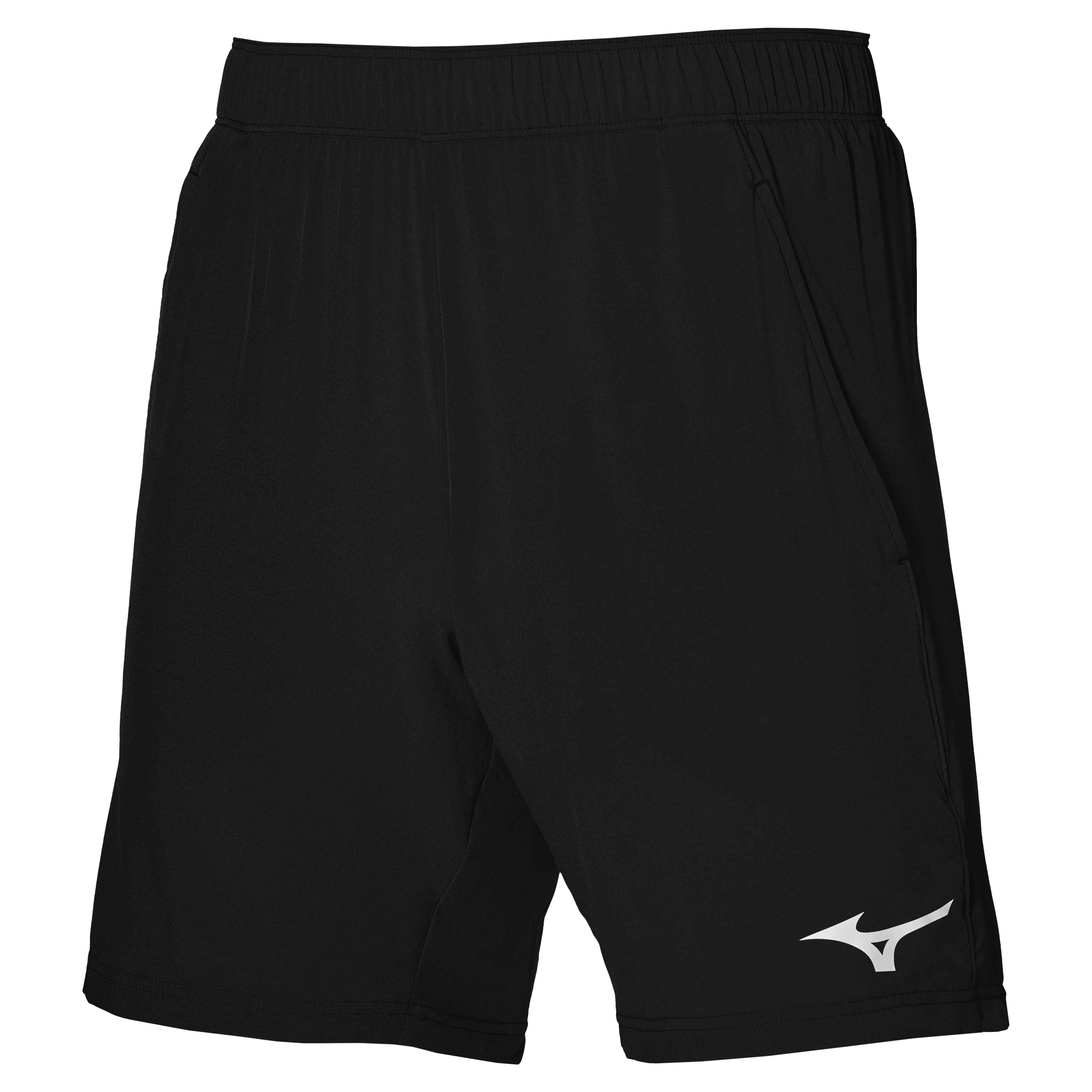 Mizuno 8" Flex Shorts (Mens, Black)