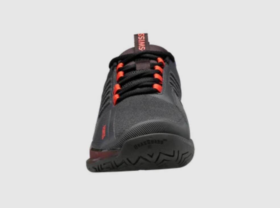 K-Swiss Ultrashot 3 Padel Shoes (Asphalt/Jet Black/Spicy Orange)