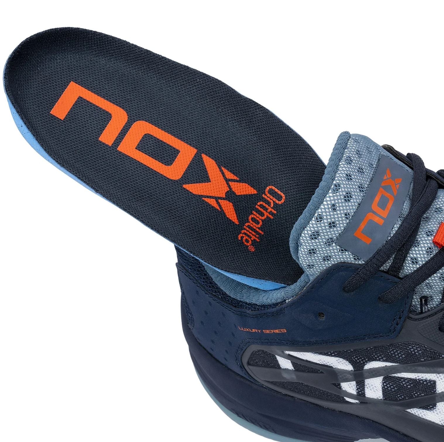 Nox AT10 Luxury Padel Shoes (Blue/Powder Blue)