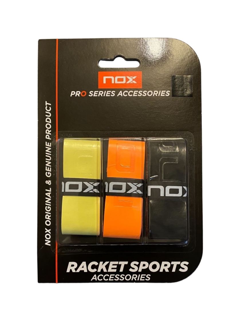 Nox Pro Overgrip (Yellow / Orange / Black, 3-Pack)