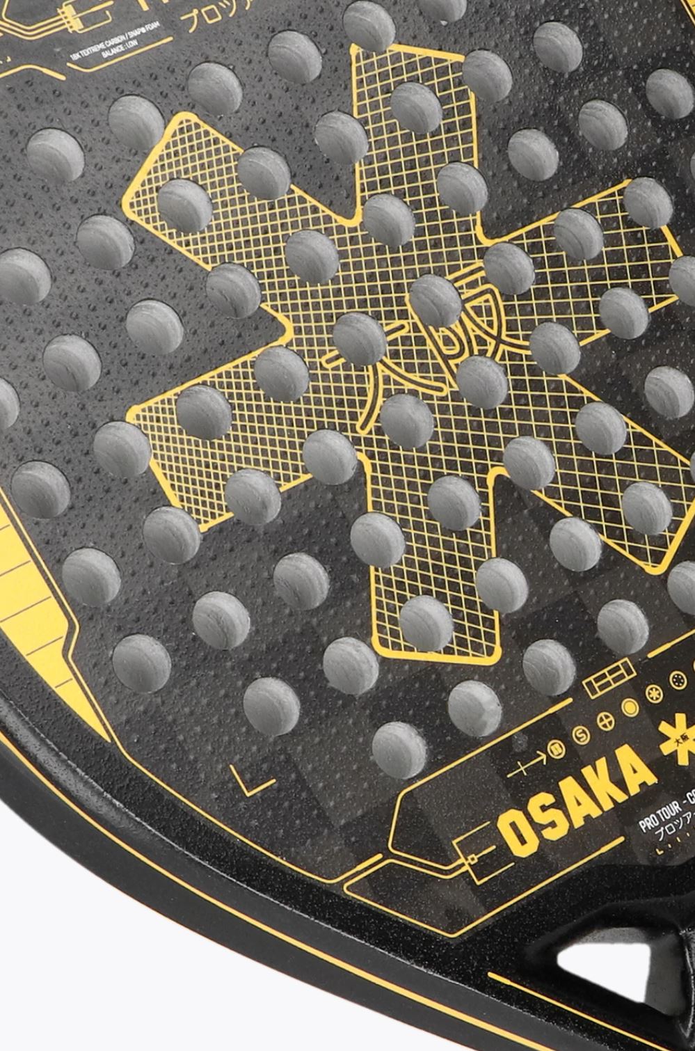 Osaka Pro Tour Control 2022 Padel Racket (Orange/Black)