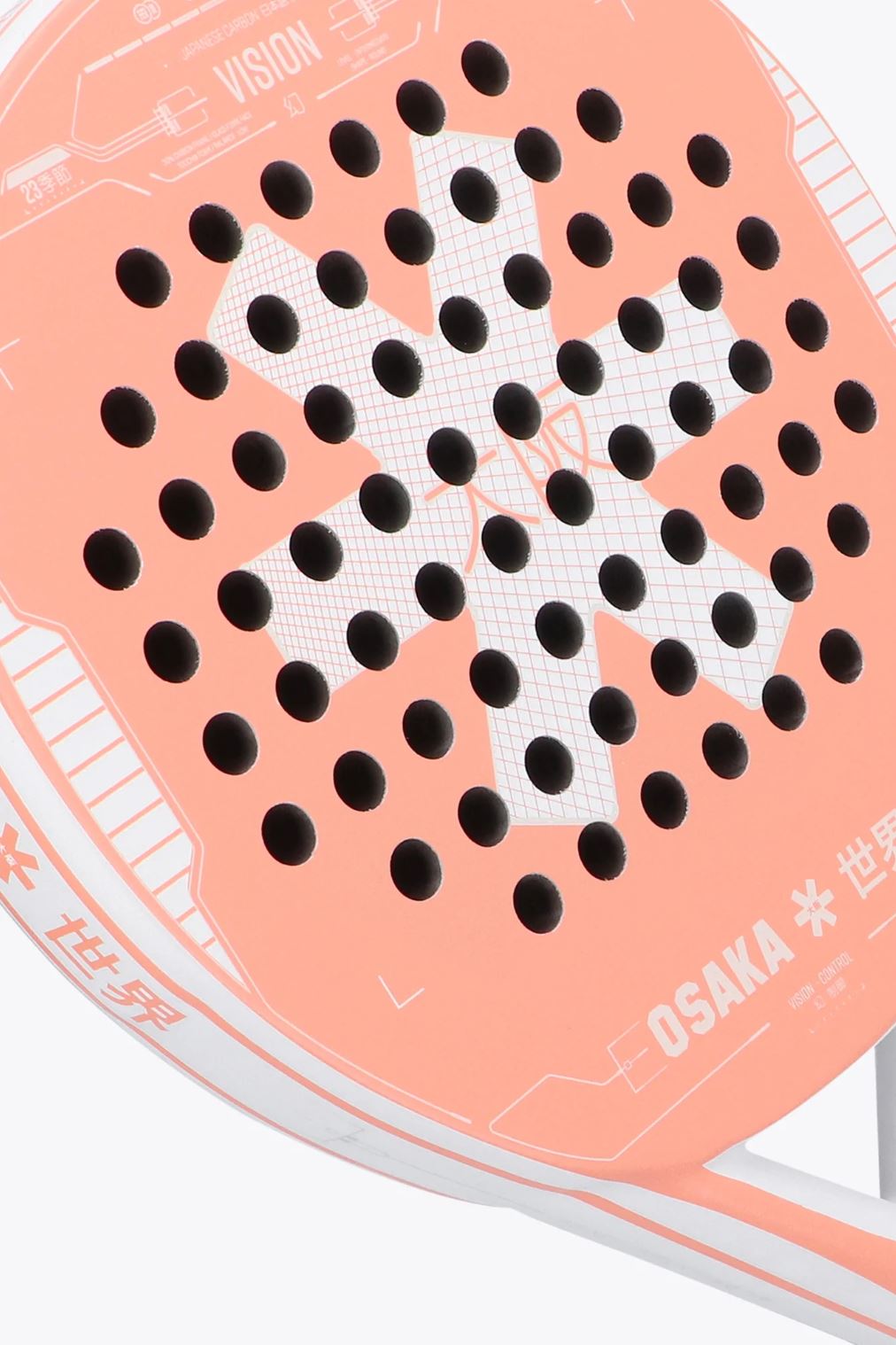 Osaka Vision Control 2023 Padelbat (Peach/White)