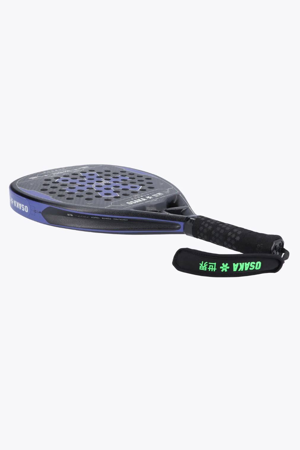 Osaka Rackets Osaka Vision Pro Power Touch 2023 Padel Racket (Purple/Sand ...
