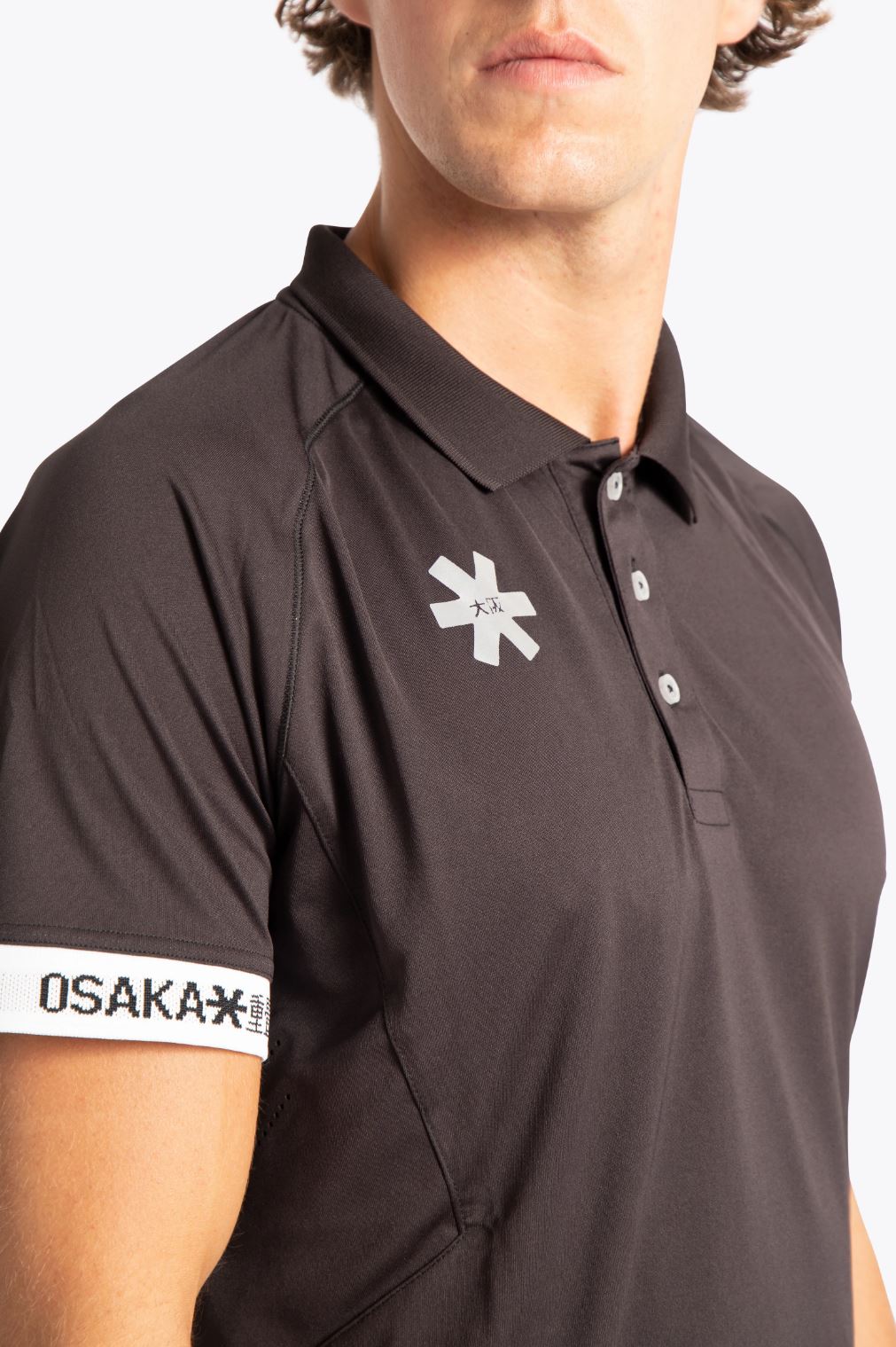 Osaka Men's Polo Jersey (Black)
