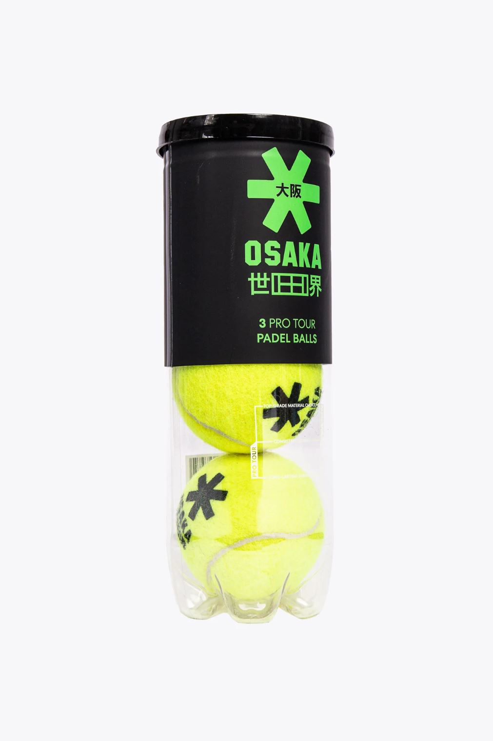 Osaka Pro Tour Padel Balls (tube with 3 pcs)