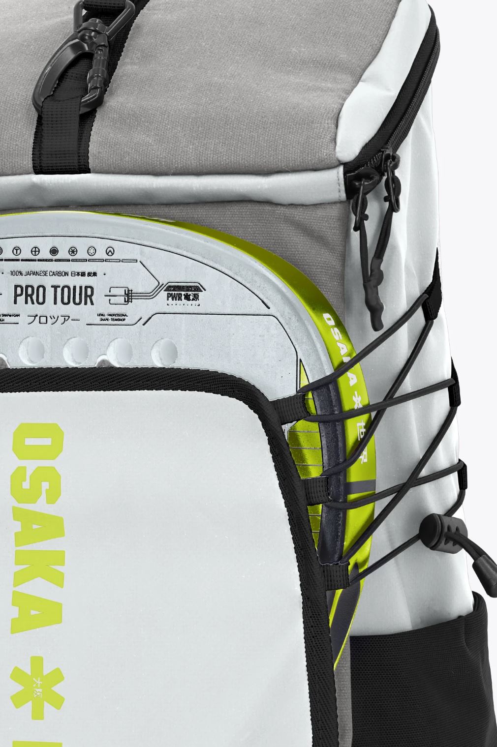 Osaka Pro Tour Backpack (Light Grey/Lime)