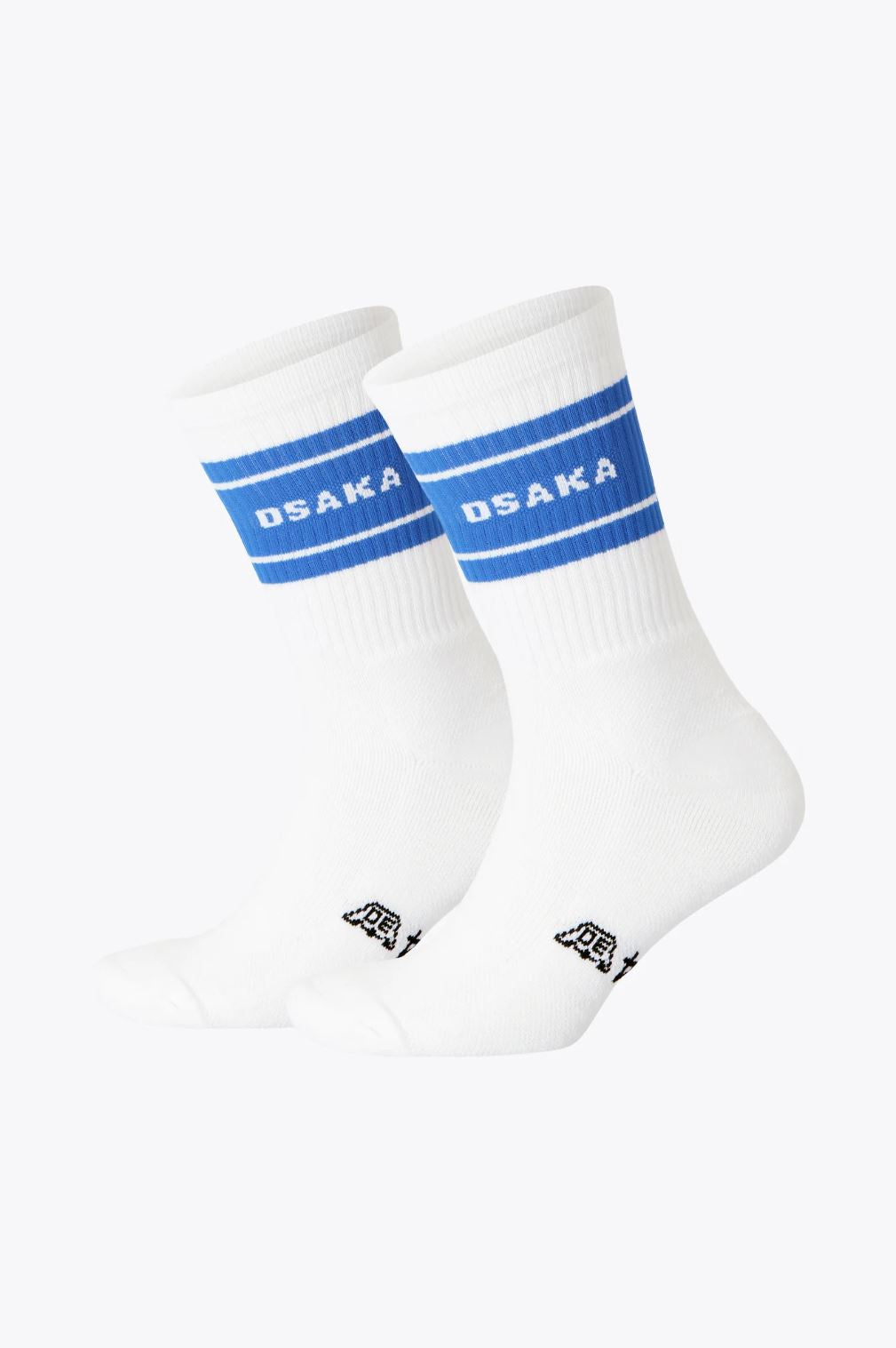 Osaka Socks 2-pack (White/Danube Blue)