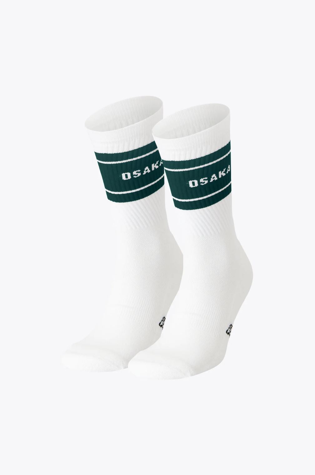 Osaka Socks 2-pack (White/Pine Green)