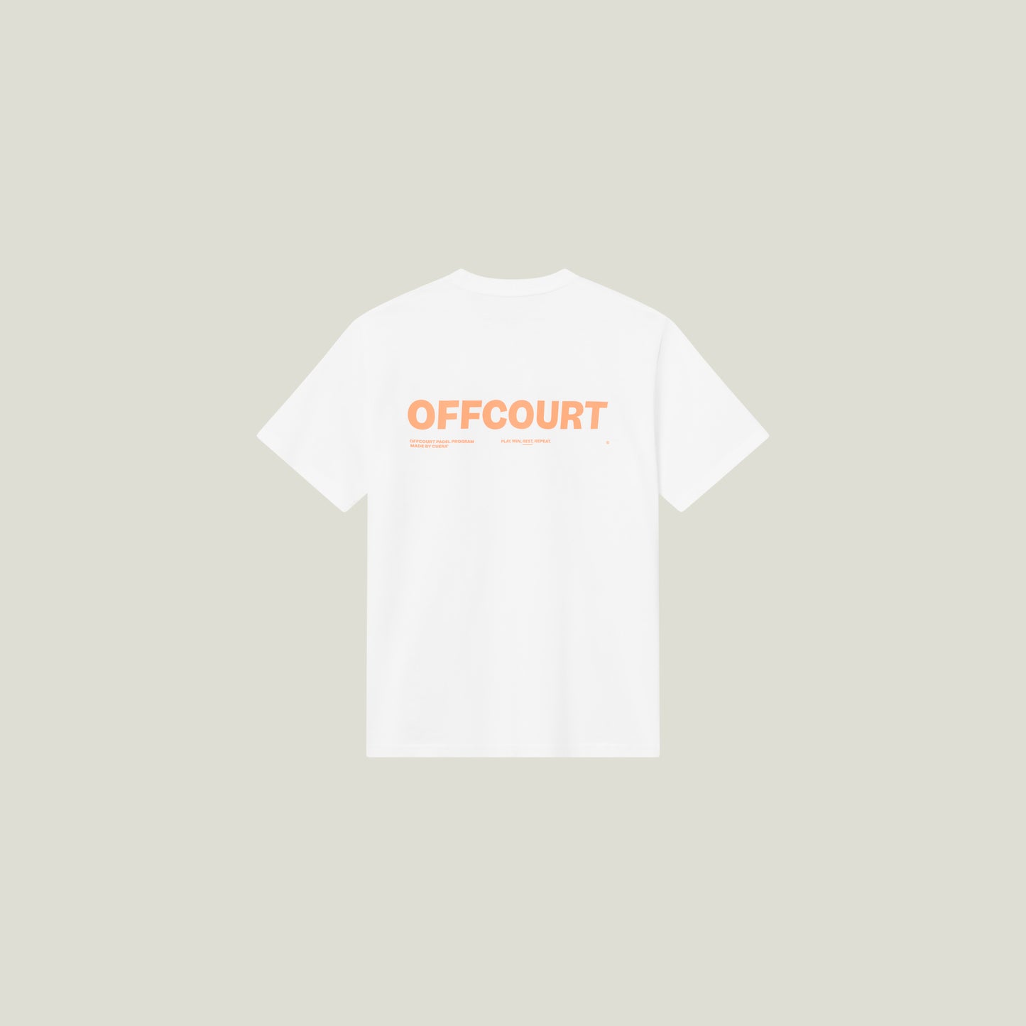 Cuera Relaxed Heavy offcourt T-shirt (White)