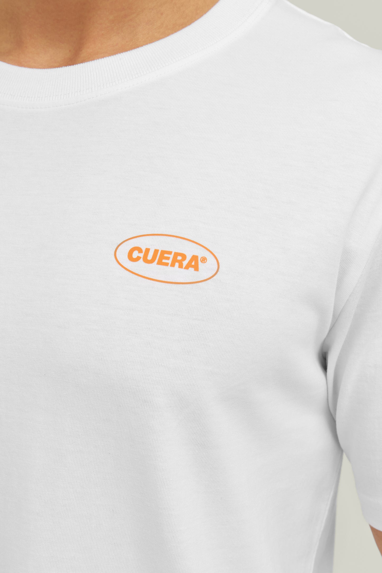 Cuera Relaxed Heavy offcourt T-shirt (White)