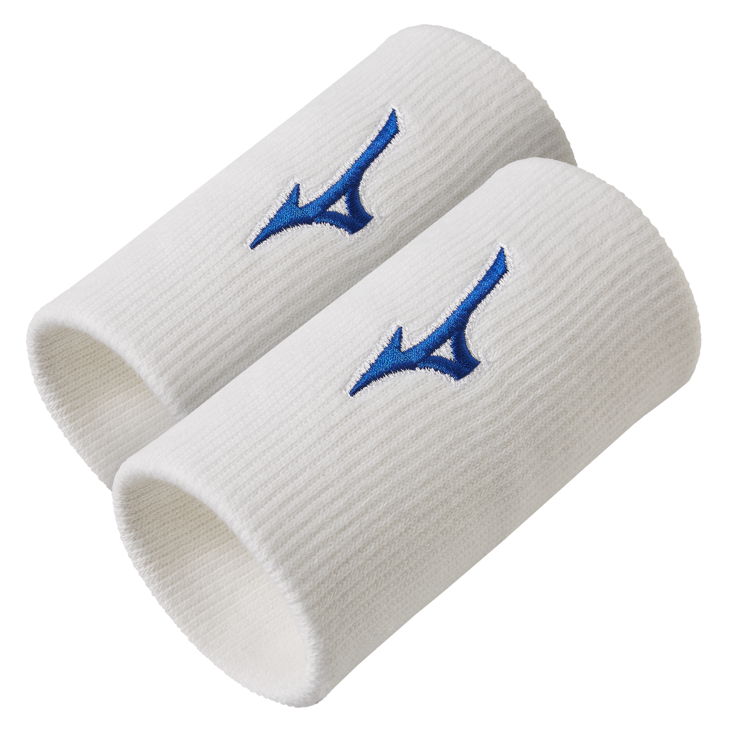 Mizuno Wristband Long (2er-Pack, Weiß)