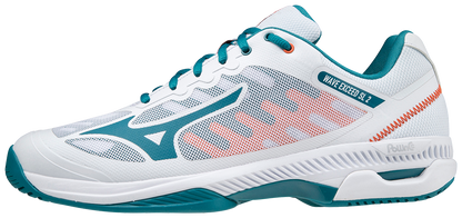 Mizuno Wave Exceed SL 2 (AC) Padel Shoes (White/Harborblue/Firecracker)