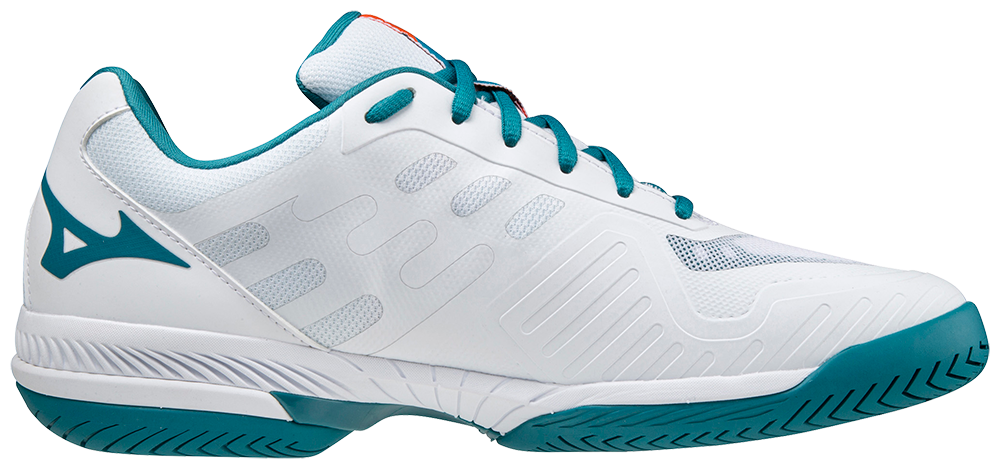 Mizuno Wave Exceed SL 2 (AC) Padel Shoes (White/Harborblue/Firecracker)