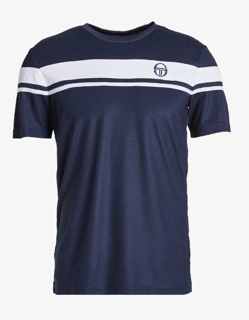 Sergio Tacchini Young Line Pro T-Shirt (Navy/White)