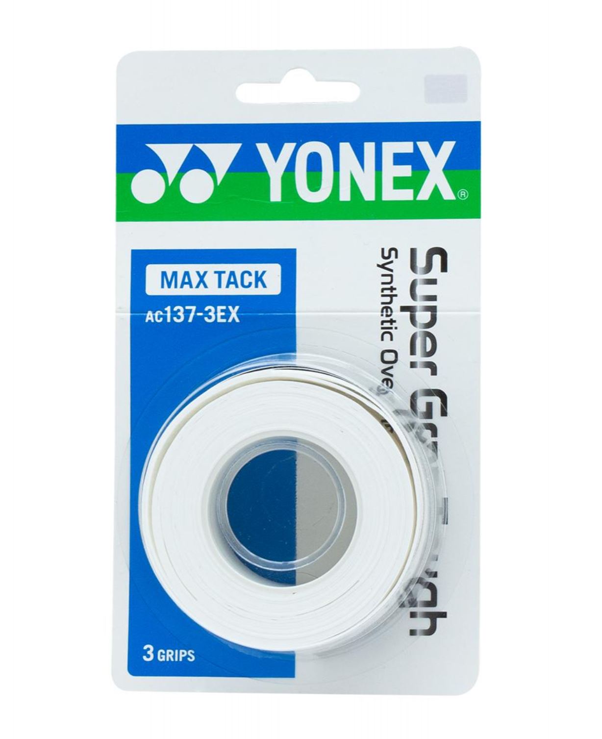 Yonex Super Grap Tough Max 3er-Pack (Weiß)
