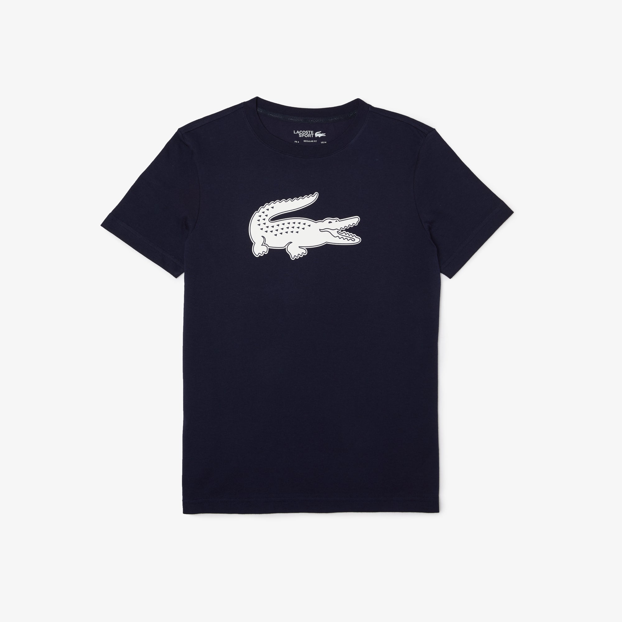 Lacoste T-shirt (Navy Blue/White)