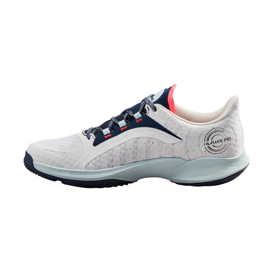 Wilson Hurakn Pro Padel Shoes (White Cooling Spray/Navy Blazer)