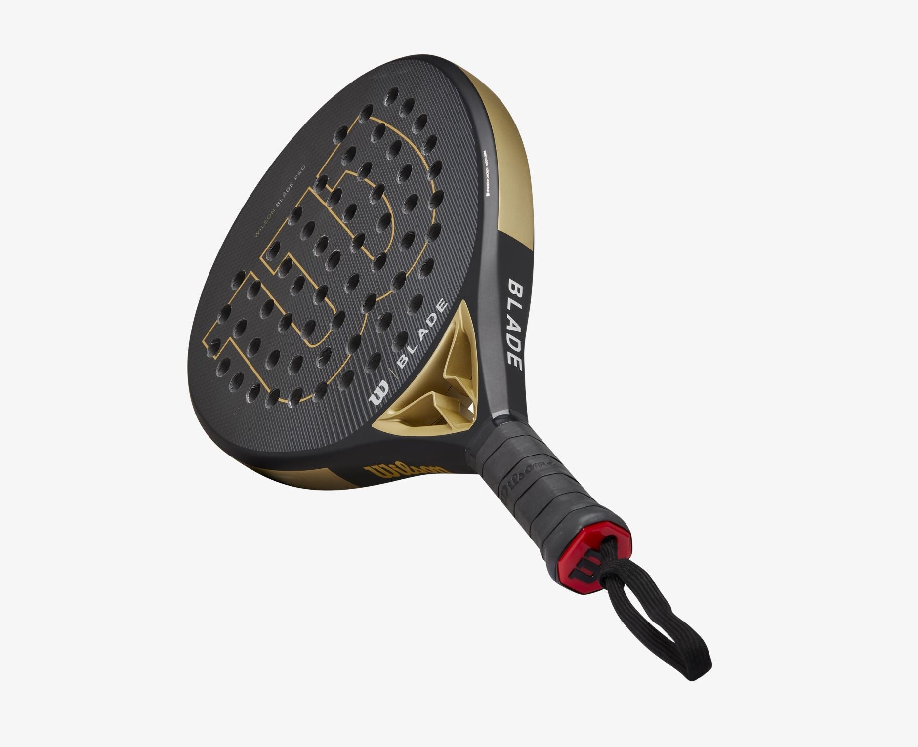 Wilson Blade Pro V2 Padel Racket (Black/Gold) — Mypadellife.com