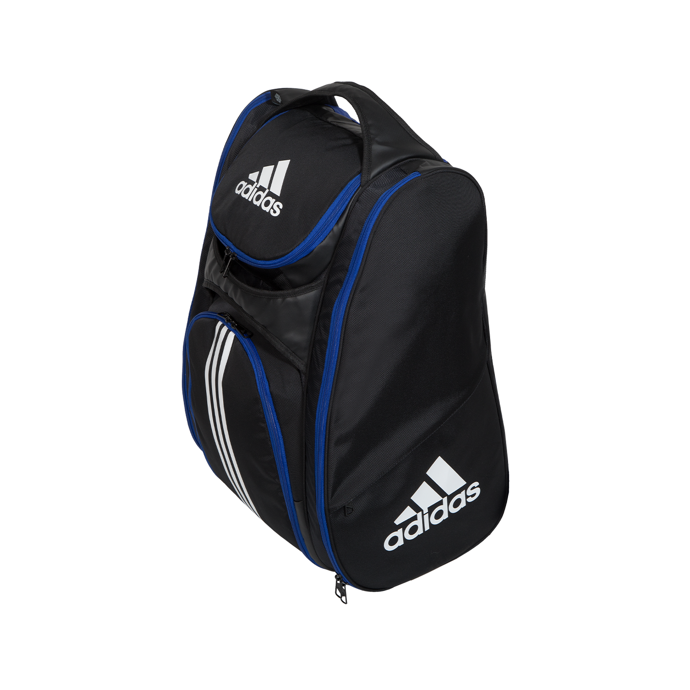 Black and blue adidas top backpack