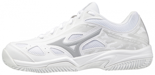 Mizuno Breakshot 3 CC Padel Shoes (Womens, White)