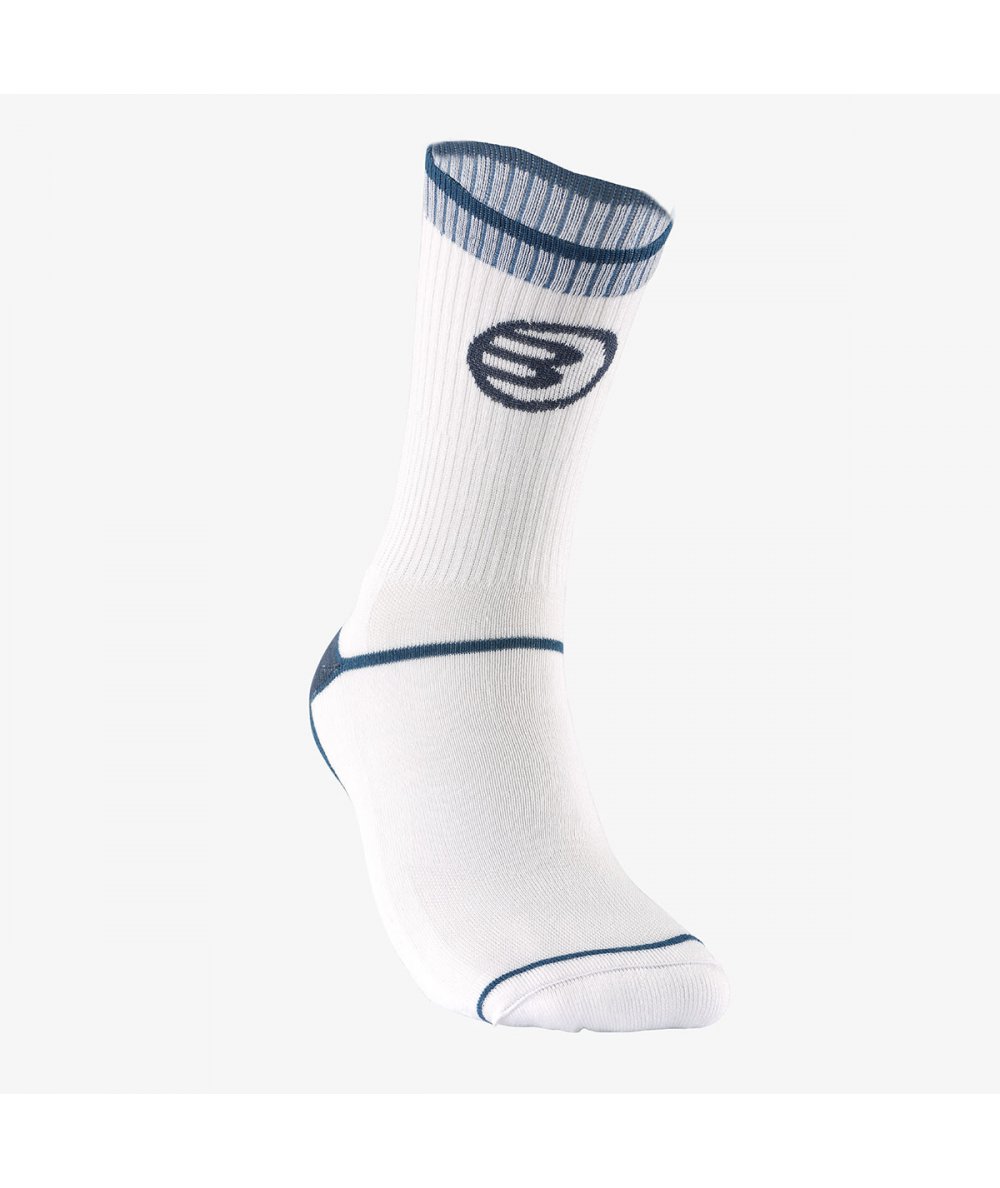 Bullpadel Technical Socks (1-Pack, White/Blue)