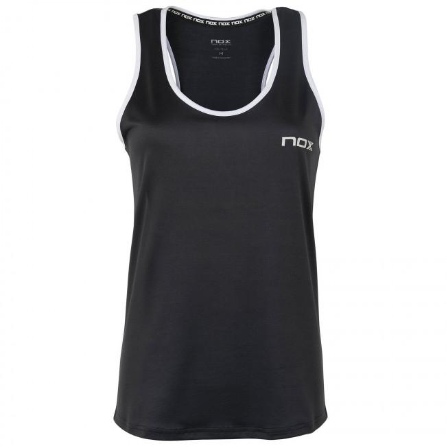 Nox Women's Top (Silver with White Logo)