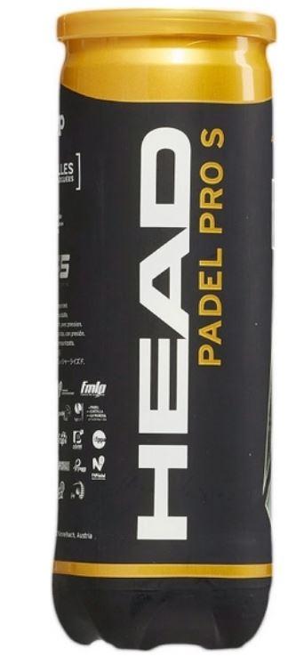 Head Padel Pro S (tube with 3 pcs) Padel balls
