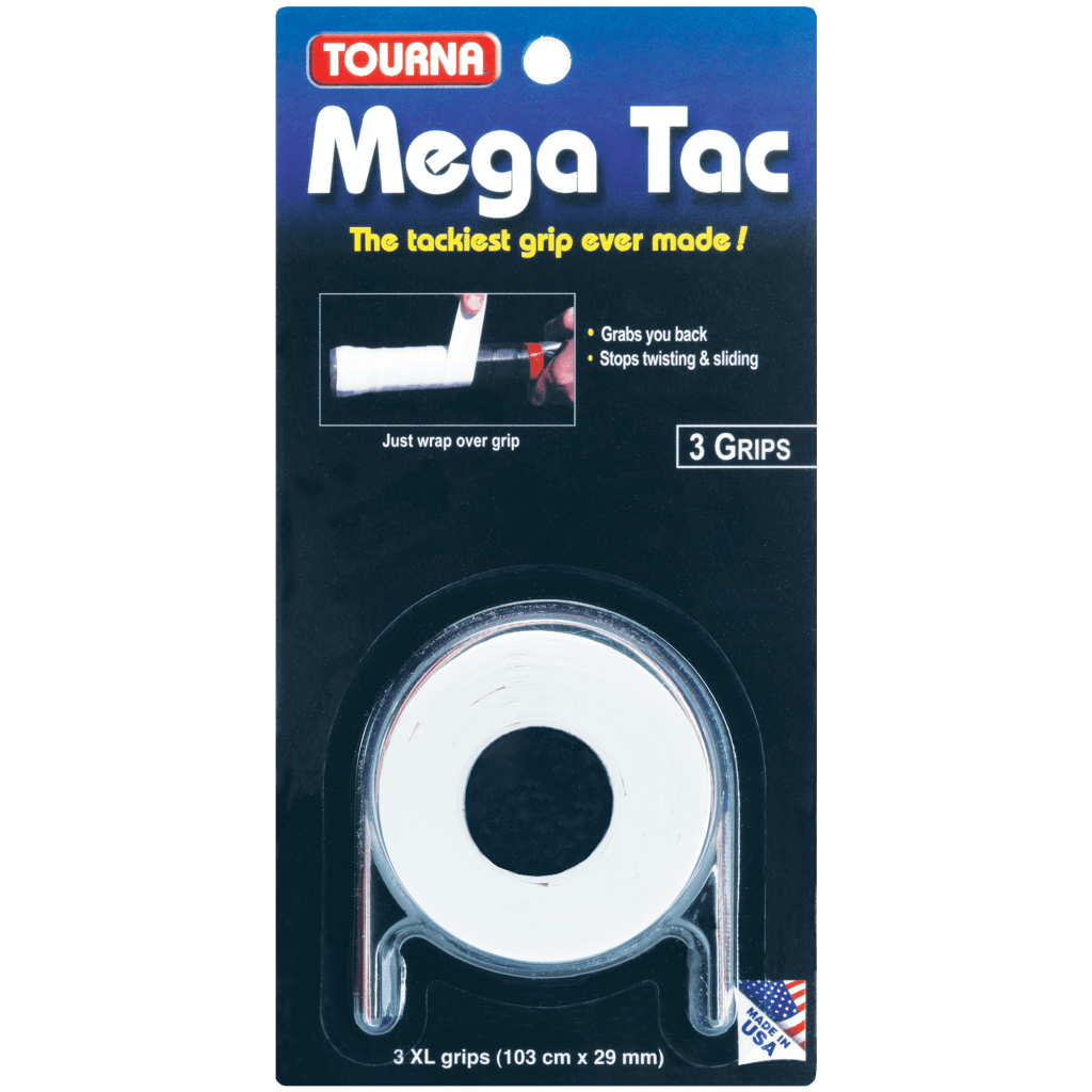 Tourna Mega Tac Weiß 3er-Pack Overgrip